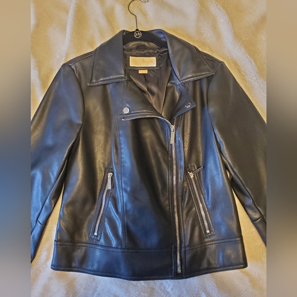 Michael Kors Faux Leather Jacket